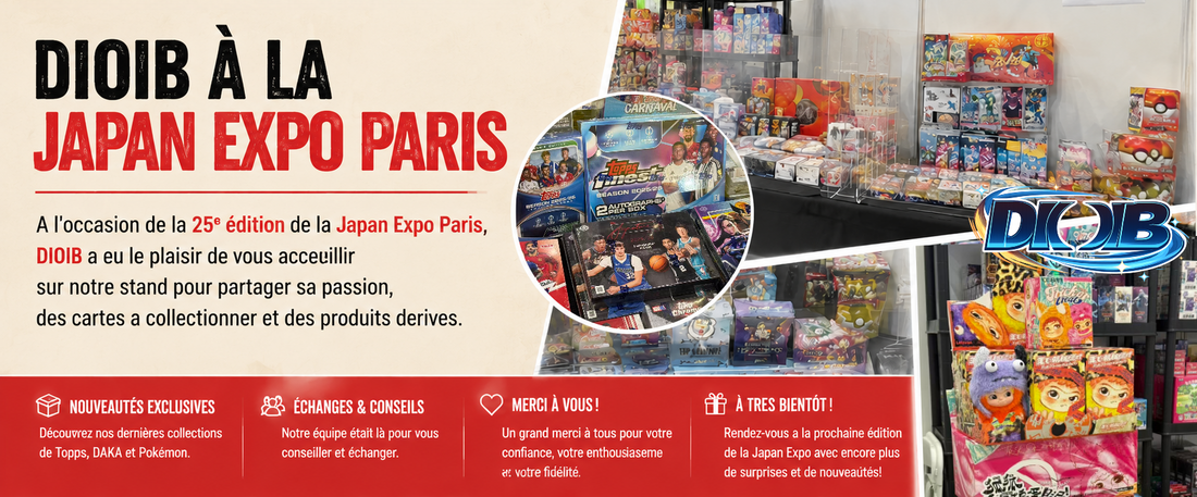 DIOIB à la Japan Expo Paris : un rendez-vous incontournable pour les passionnés de cartes et de Pokémon