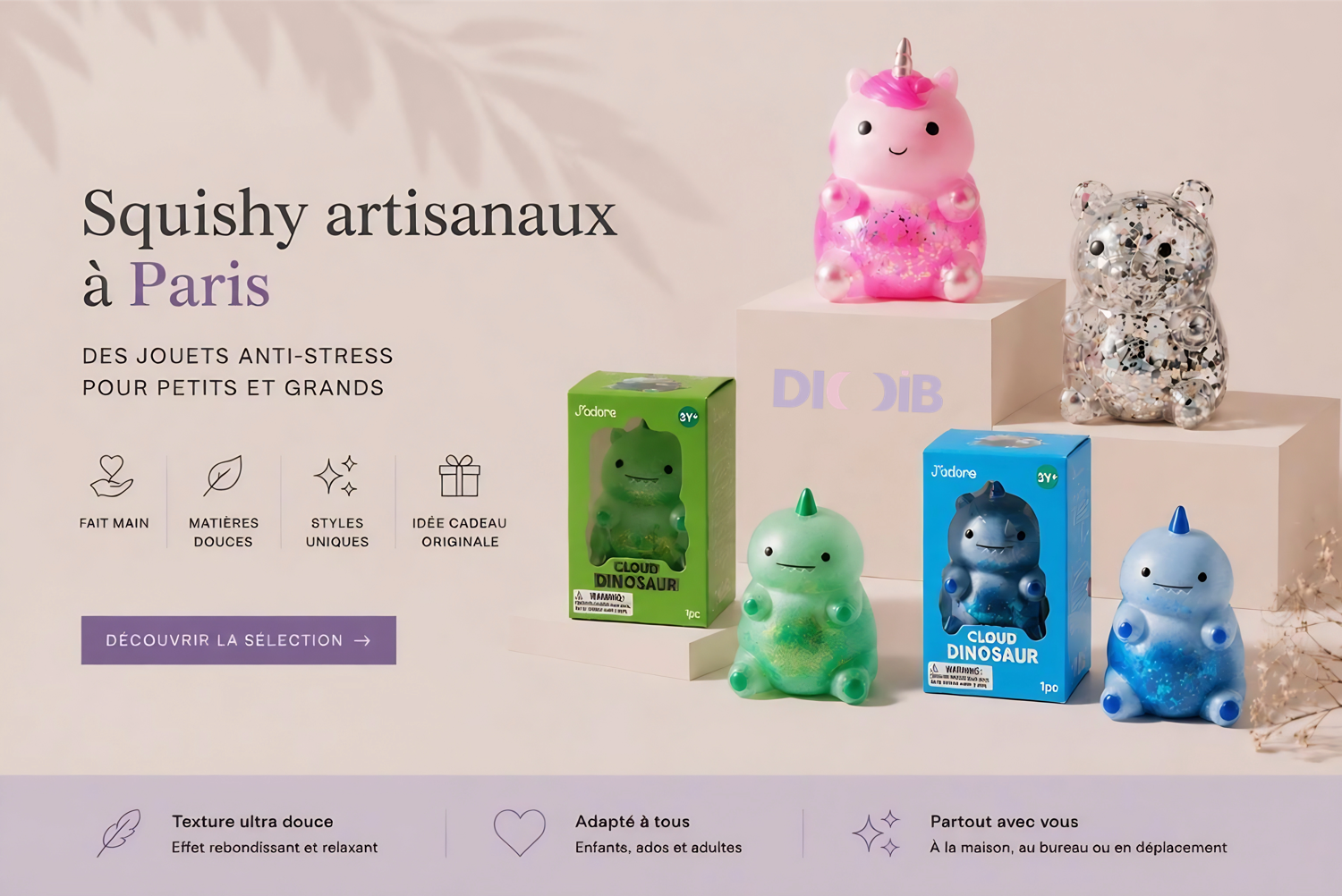 Pourquoi les squishy sont-ils devenus des jouets anti stress populaires ?