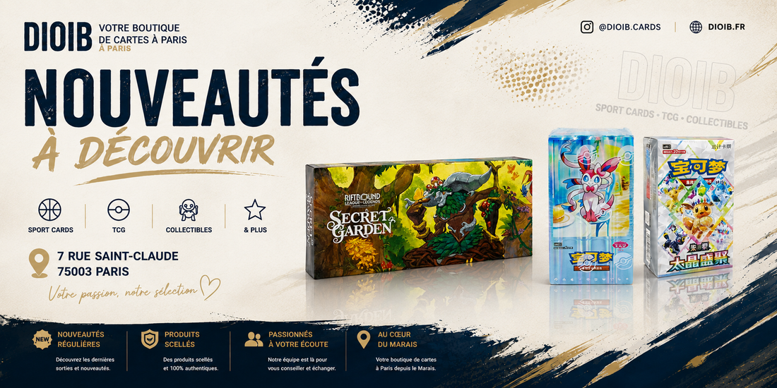 Nouveautés Pokémon TCG & Riftbound League of Legends chez DIOIB