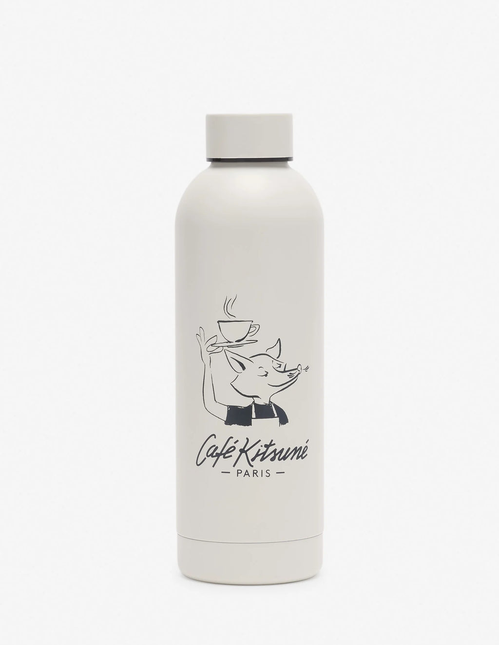 Bouteille isotherme Café Kitsuné BARISTA FOX en acier inoxydable, vue de face
