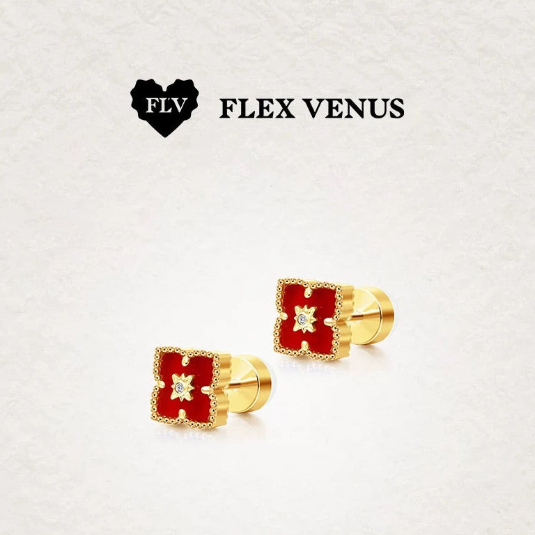 FLV Flex Venus Boucles d’oreilles rouge