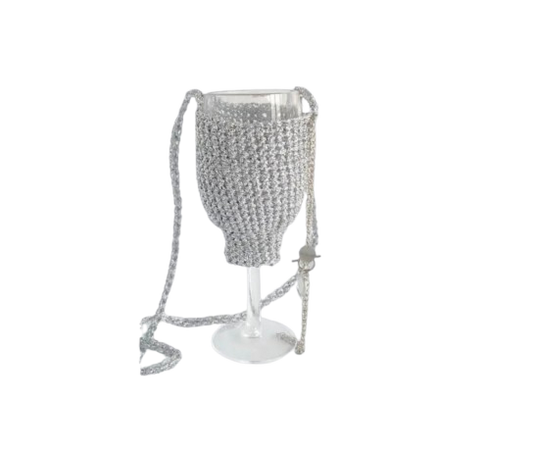 HINA HOKU Knitted Wine Glass Holder