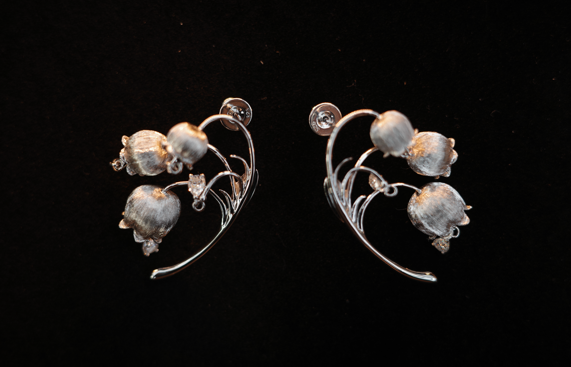 Koinjewerly-雨滴铃兰耳环