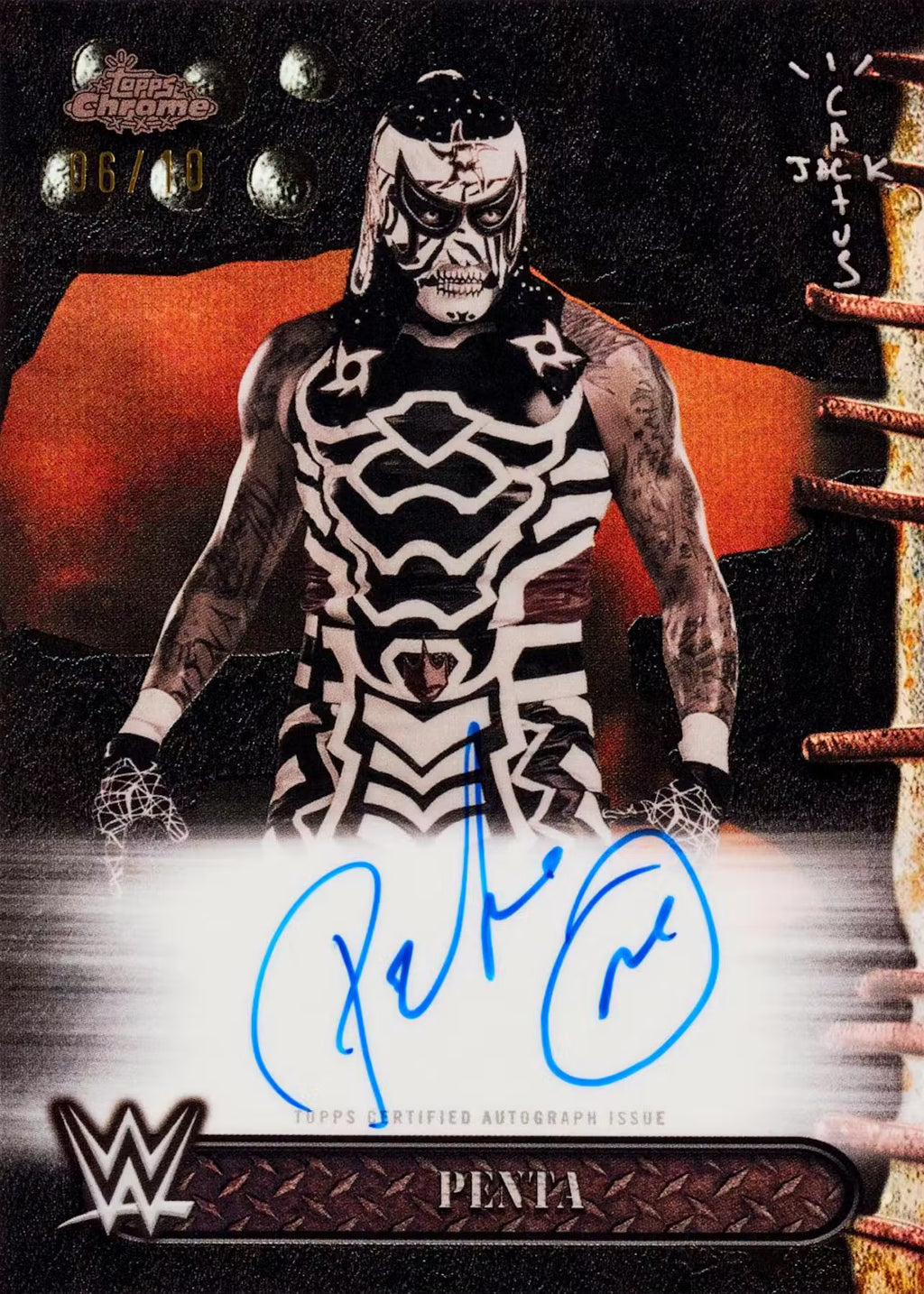 2025 Topps Chrome WWE x Cactus Jack Hobby Box