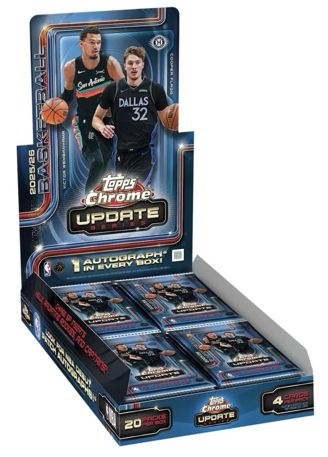 Topps Chrome Updates NBA Basketball 2025/26 Hobby Box