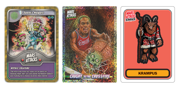 2026 TOPPS Mars Attacks Christmas Hobby