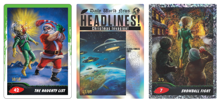 2026 TOPPS Mars Attacks Christmas Hobby