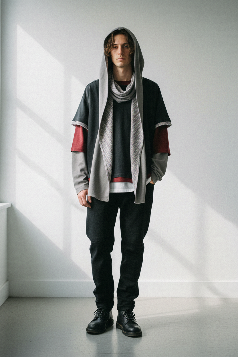 T-shirt Manches Longues RELABEL Tricolore