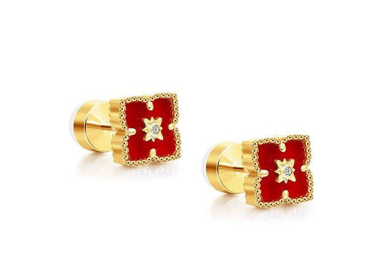 FLV Flex Venus Boucles d’oreilles rouge