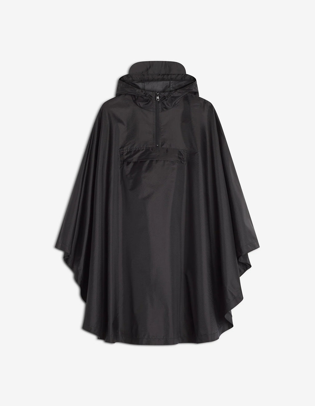 Vue arrière du poncho Café Kitsuné Urban Nomadism avec signature Handwriting réfléchissante