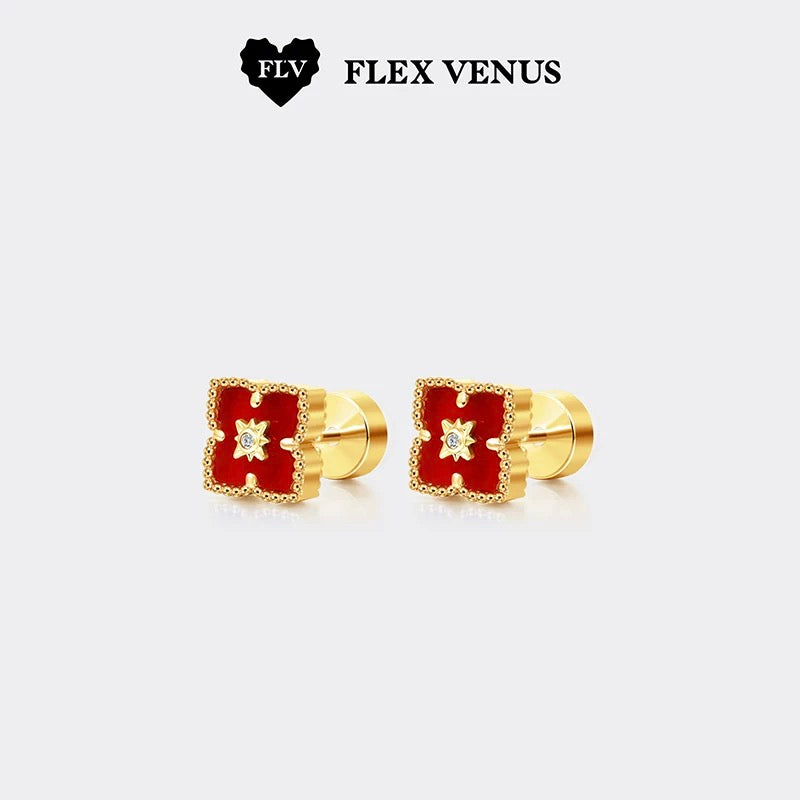 FLV Flex Venus Boucles d’oreilles rouge