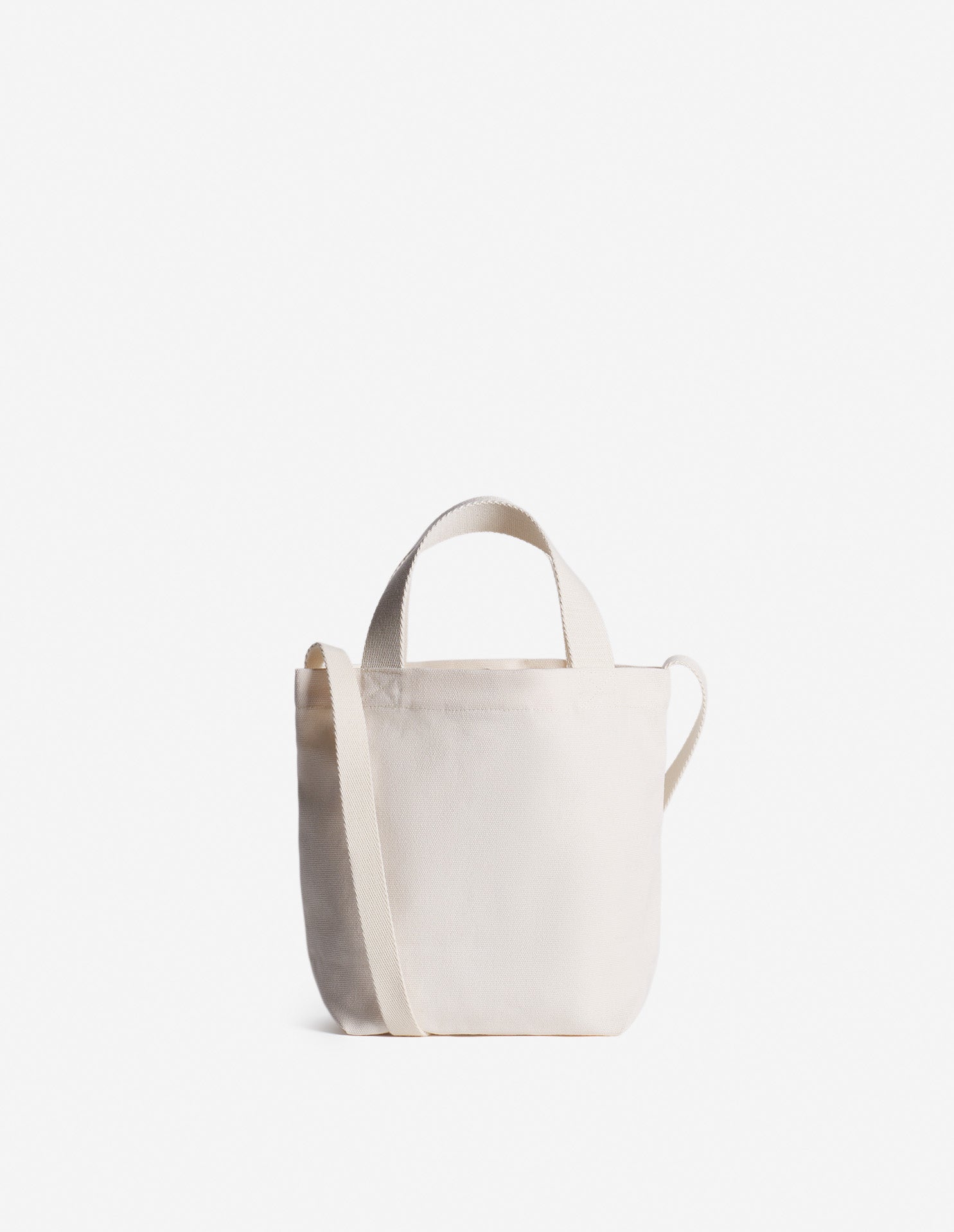 Sac tote Café Kitsuné blanc, vue de profil avec anses