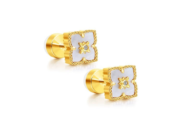 FLV Flex Venus Boucles d’oreilles blanch