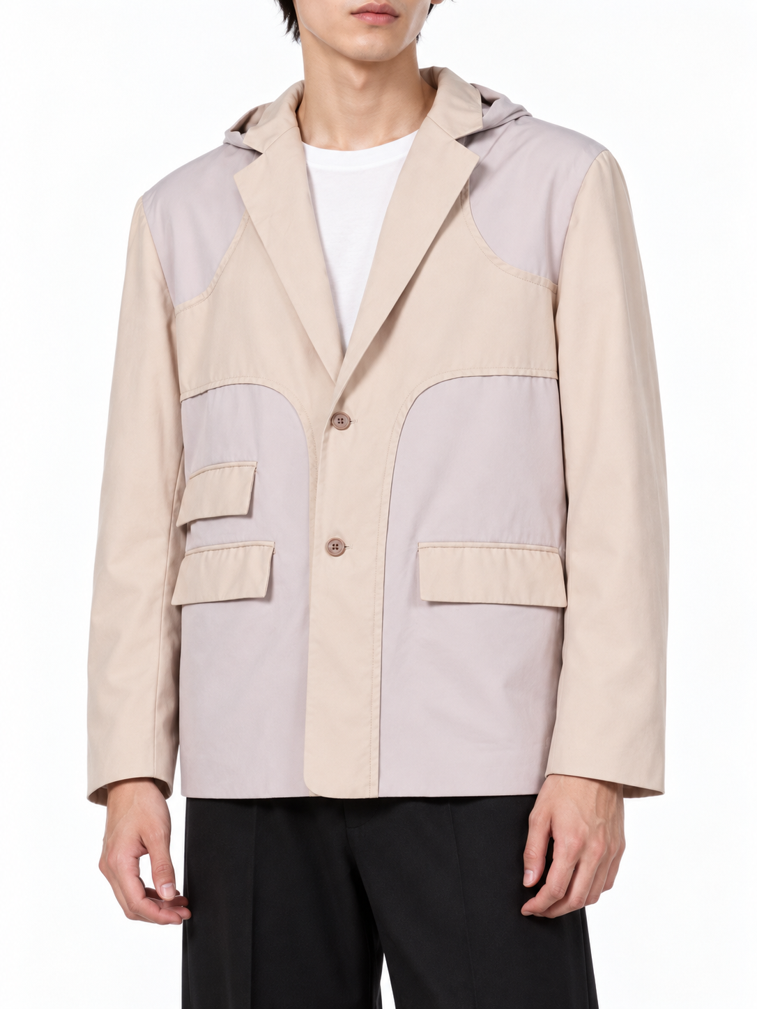 Blazer asymétrique à capuche amovible RELABEL | DIOIB
