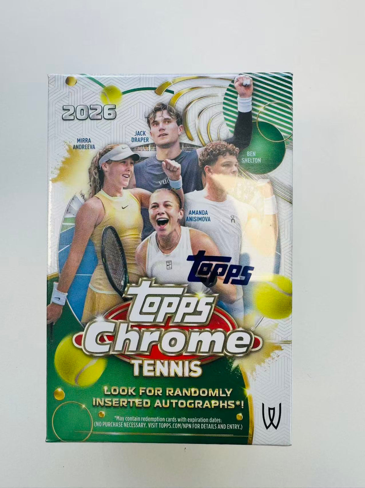 Topps Chrome Tennis Value Box