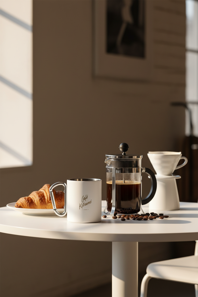 咖啡杯咖啡馆场景