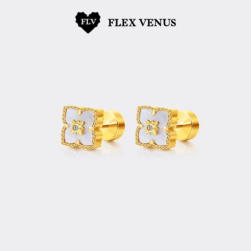 FLV Flex Venus Boucles d’oreilles blanch