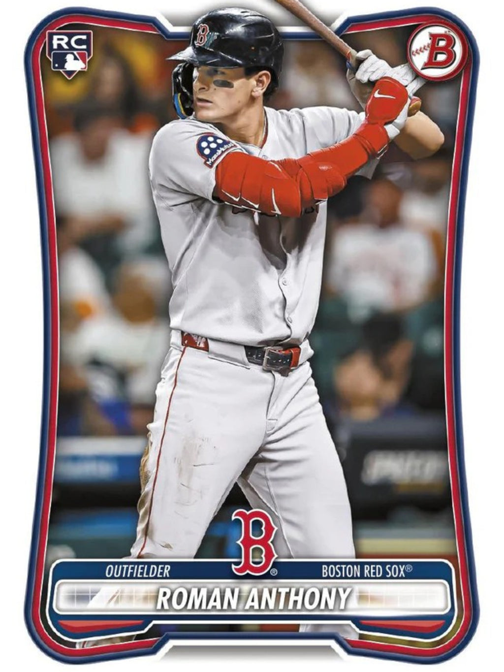 Bowman Baseball 2026 - Carte Rookie Chrome Roman Anthony, Outfielder, Boston Red Sox
