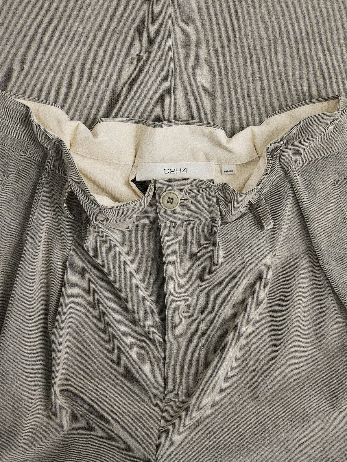 C2H4  Vrille Tailored Pants Gris avoine