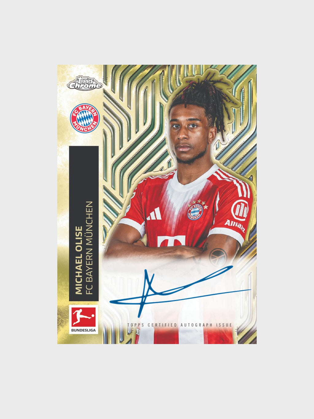 Carte_Chrome_Or_Topps_Bundesliga_Bayern_Munich_2025-26_autographe_Michael_Olise