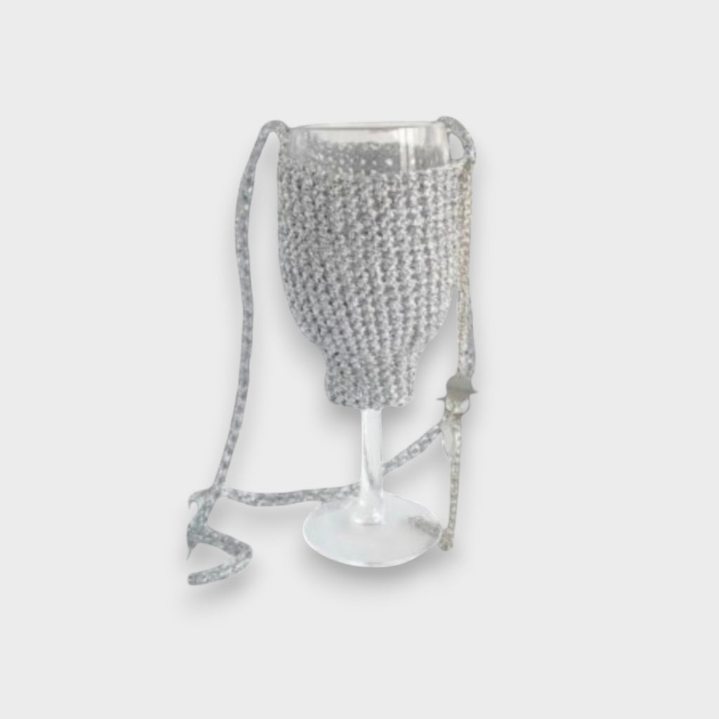 Porte-verre à vin tricoté HINA HOKU