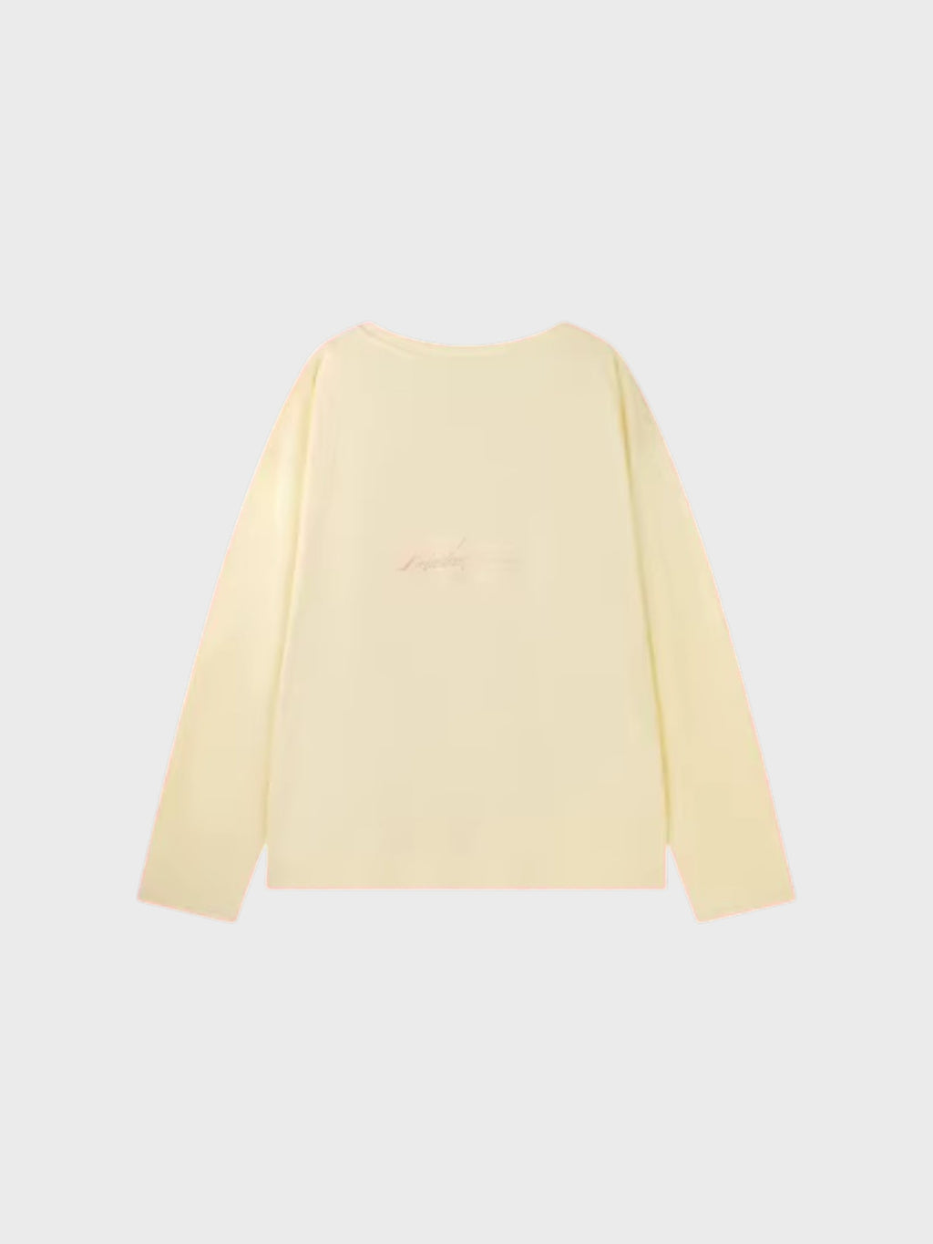 Pull Graphique Powerpuff Girls BJHG jaune pastel en coton, vue de dos