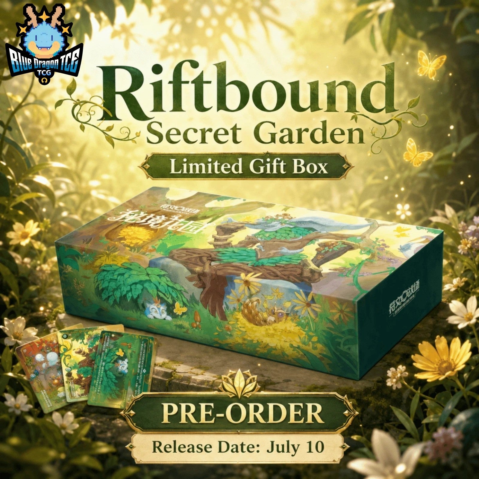 Riftbound – Coffret Édition Limitée Jardin Secret – League of Legends TCG – Version Chinoise
