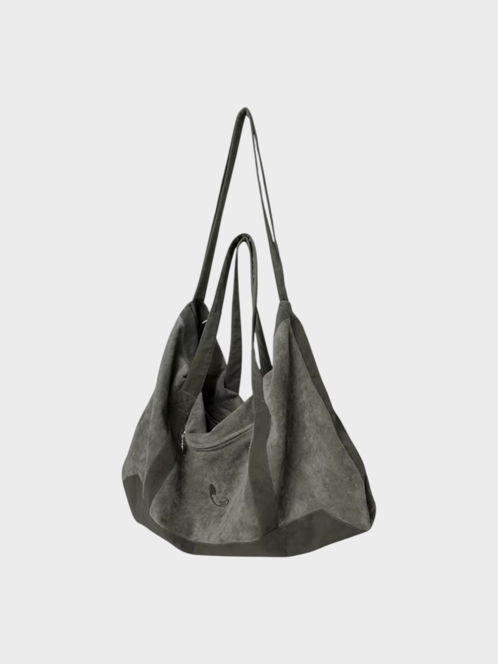 Sac fourre-tout transformable suédé RELABEL vue de face