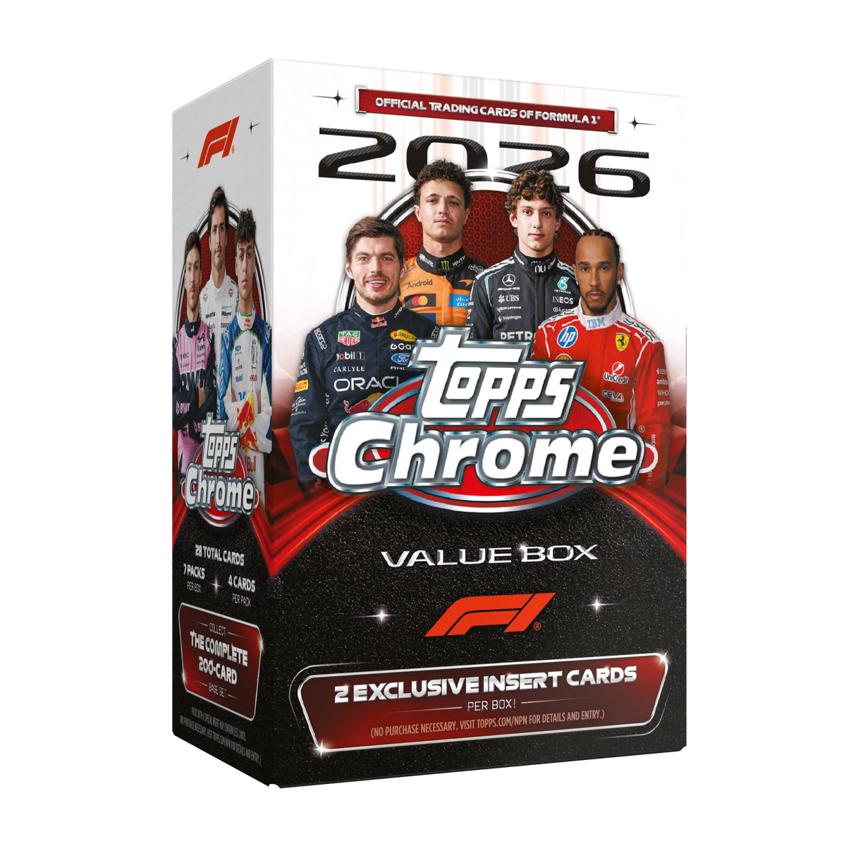Topps Chrome Formula one 2026 Value