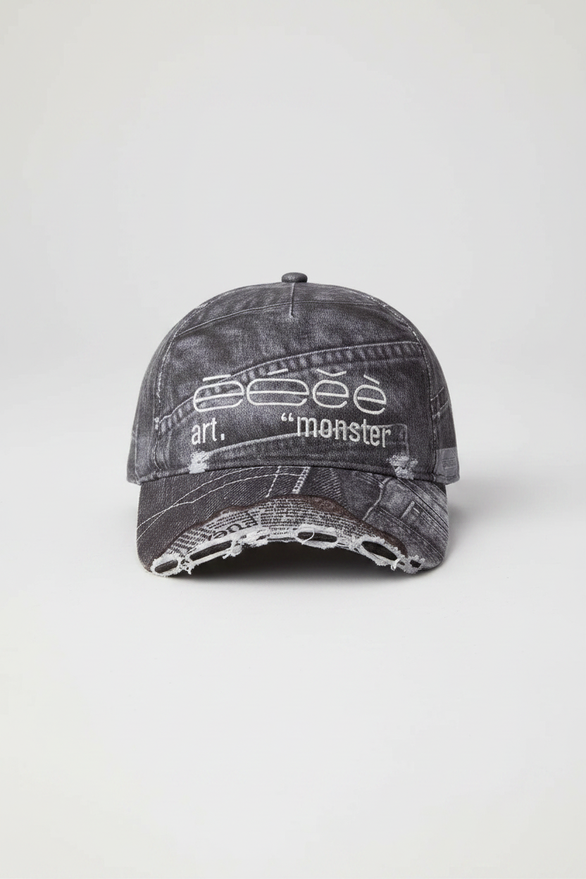 casquette eeee artmonster face flat
