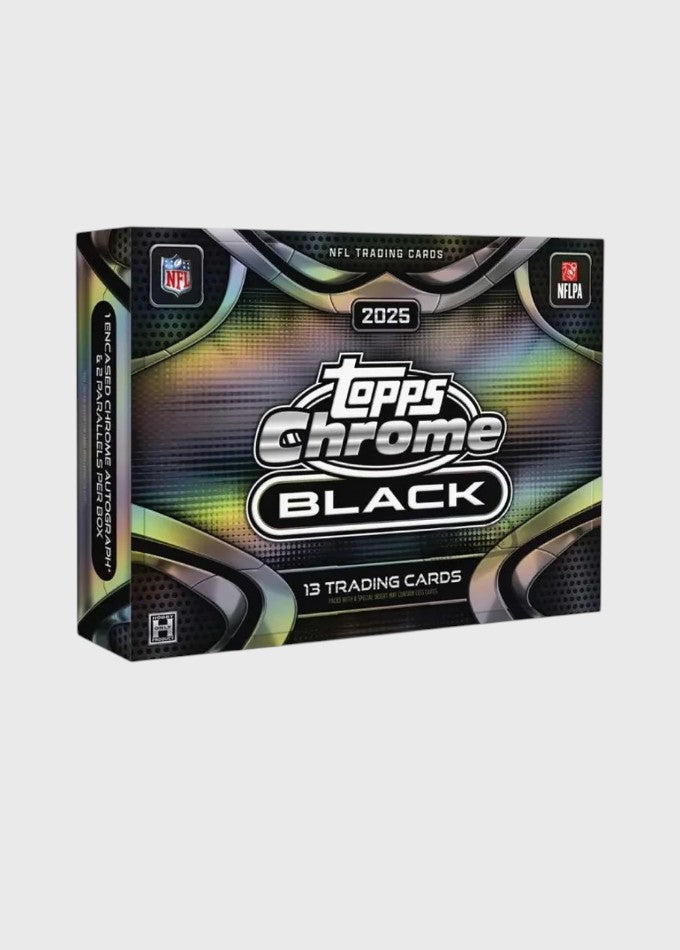 2025 Topps Chrome Black NFL Football - Hobby Box