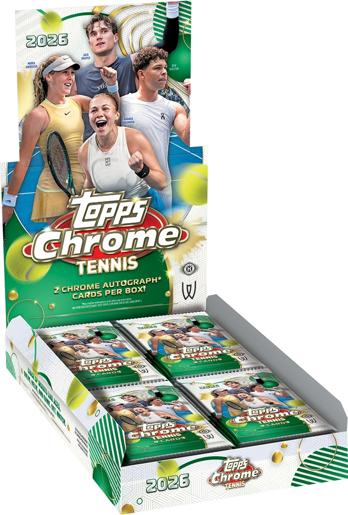 2026 Topps Chrome® Tennis - Hobby Box