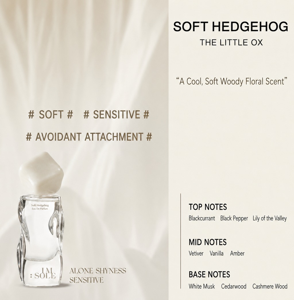 Eau de parfum verre sculpté IMSOLE blanc transparent en verre, vue de détail