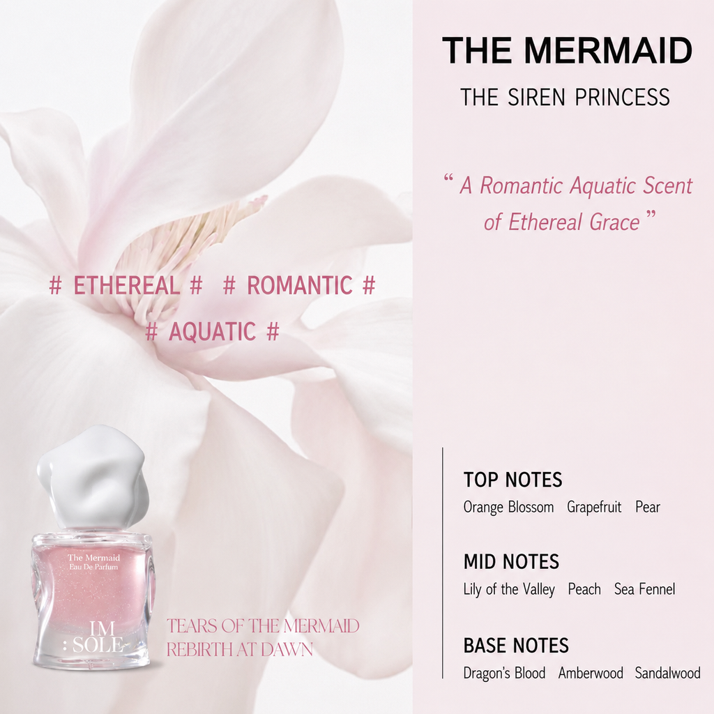 Eau de parfum verre sculpté IMSOLE rose glitter en verre, vue de détail
