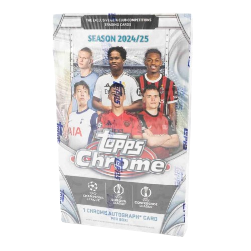2024/25 Topps Chrome UEFA Club Competitions Soccer Hobby Box