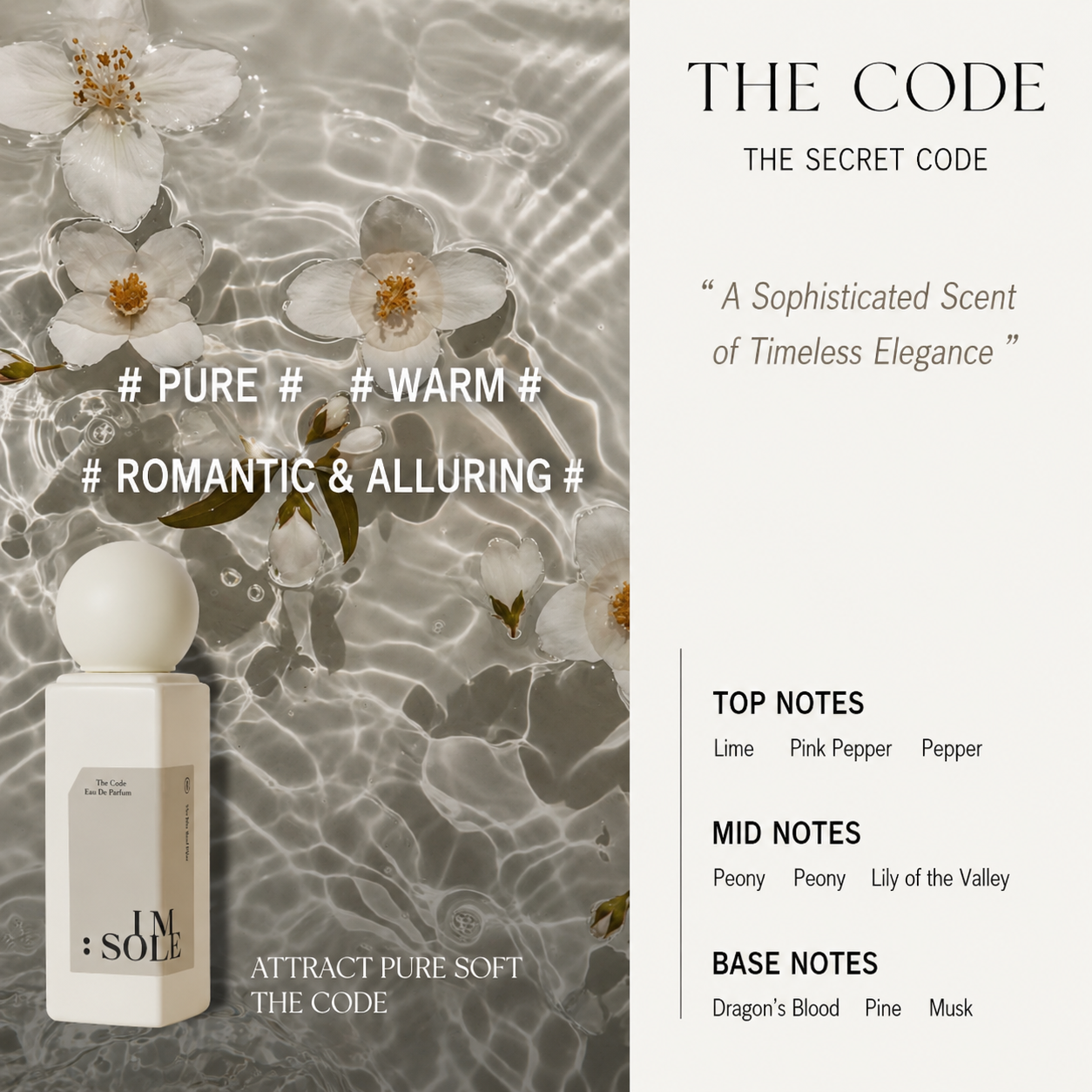 Eau de Parfum THE CODE | IMSOLE
