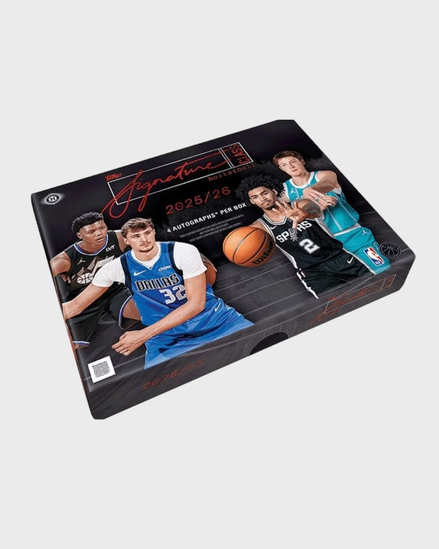 Jumbo Box Signature Class Topps NBA Basketball 2025-26, vue de dessus