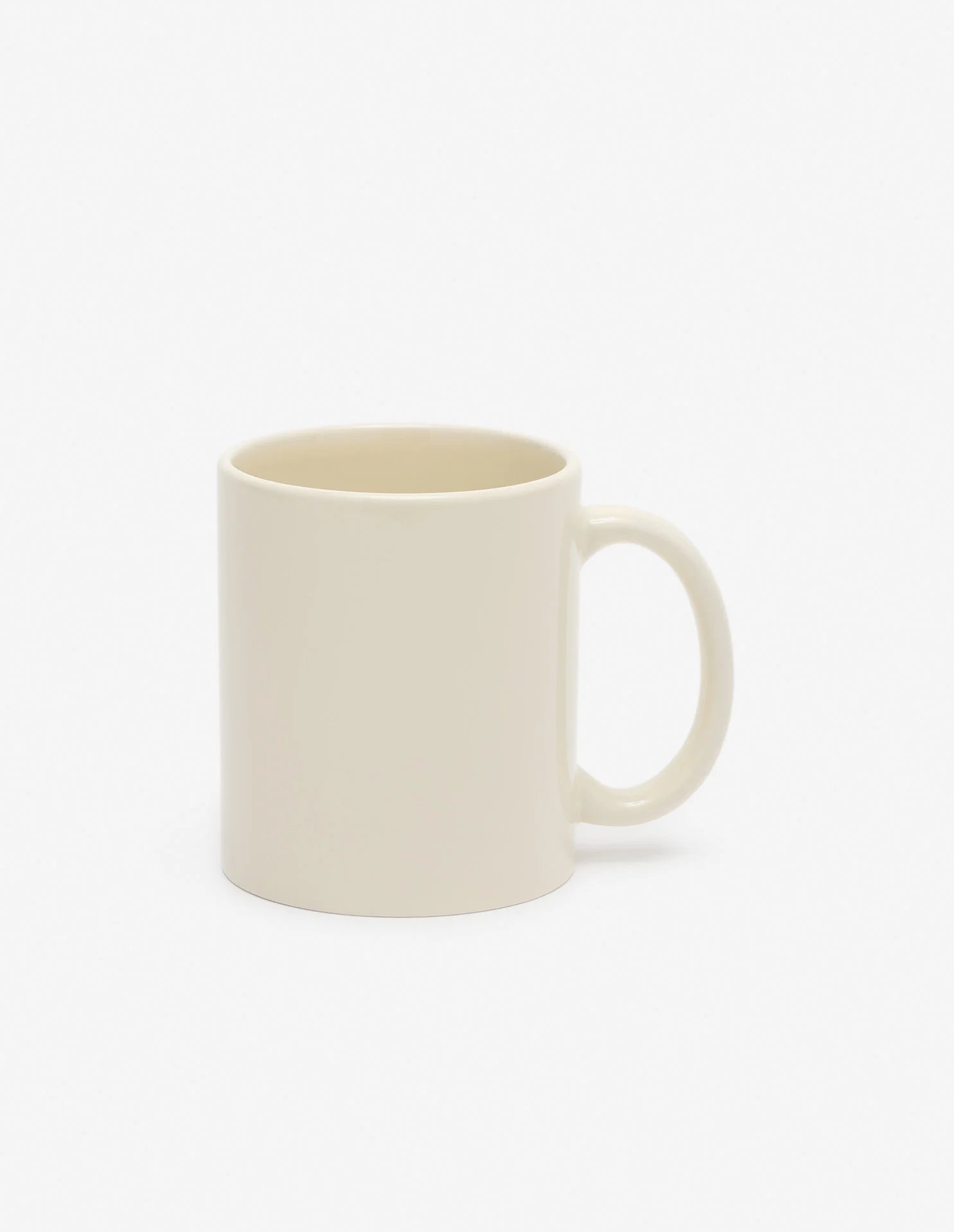 Mug Café Kitsuné BARISTA FOX en porcelaine, design minimaliste, vue latérale