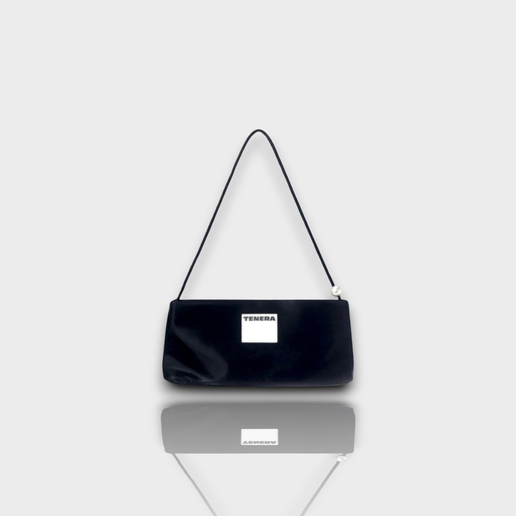 Sac à bandoulière en velours perlé TENERA