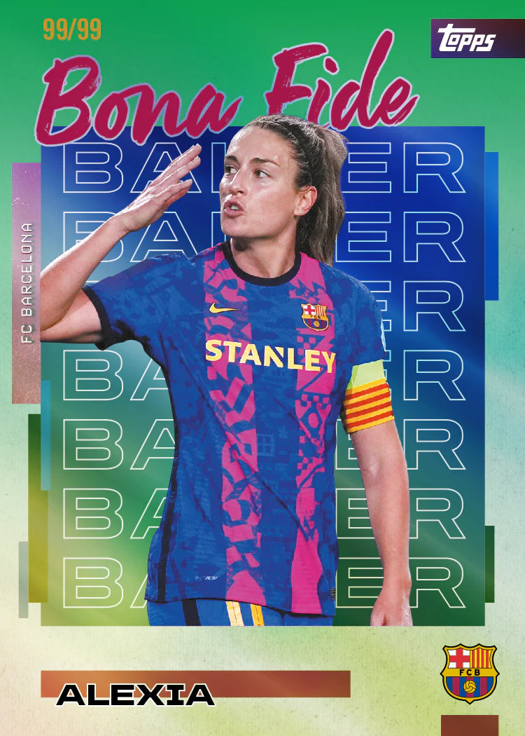 Carte parallèle colorée Topps FC Barcelona Team Set 2025-26 pour collectionneurs
