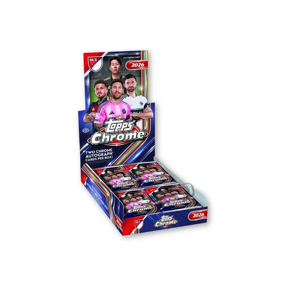 Topps Chrome MLS Major League Soccer 2026 - Hobby Box
