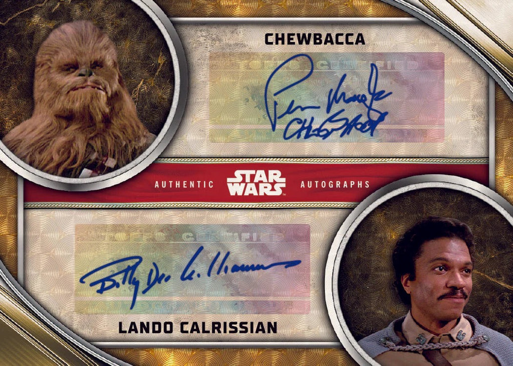Topps Star Wars Meiyo 2025 carte autographe authentique C-3PO avec finition Chrome holographique arc-en-ciel, certifiée Authentic Autograph, vue de face